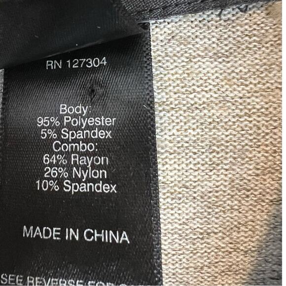 Ali Miles Cowl Neck Sweater Size S oversized Multicolor print Crossover Front - Picture 8 of 10